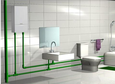 家裝熱水管是不是全部都是相通的？附圖說明